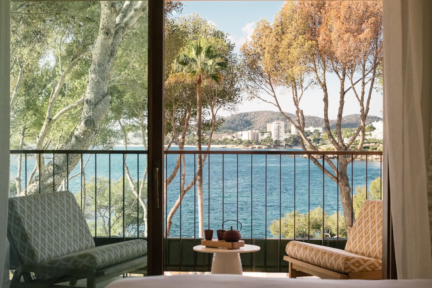 Sicht von der Terrasse im Mandarin Oriental Mallorca.