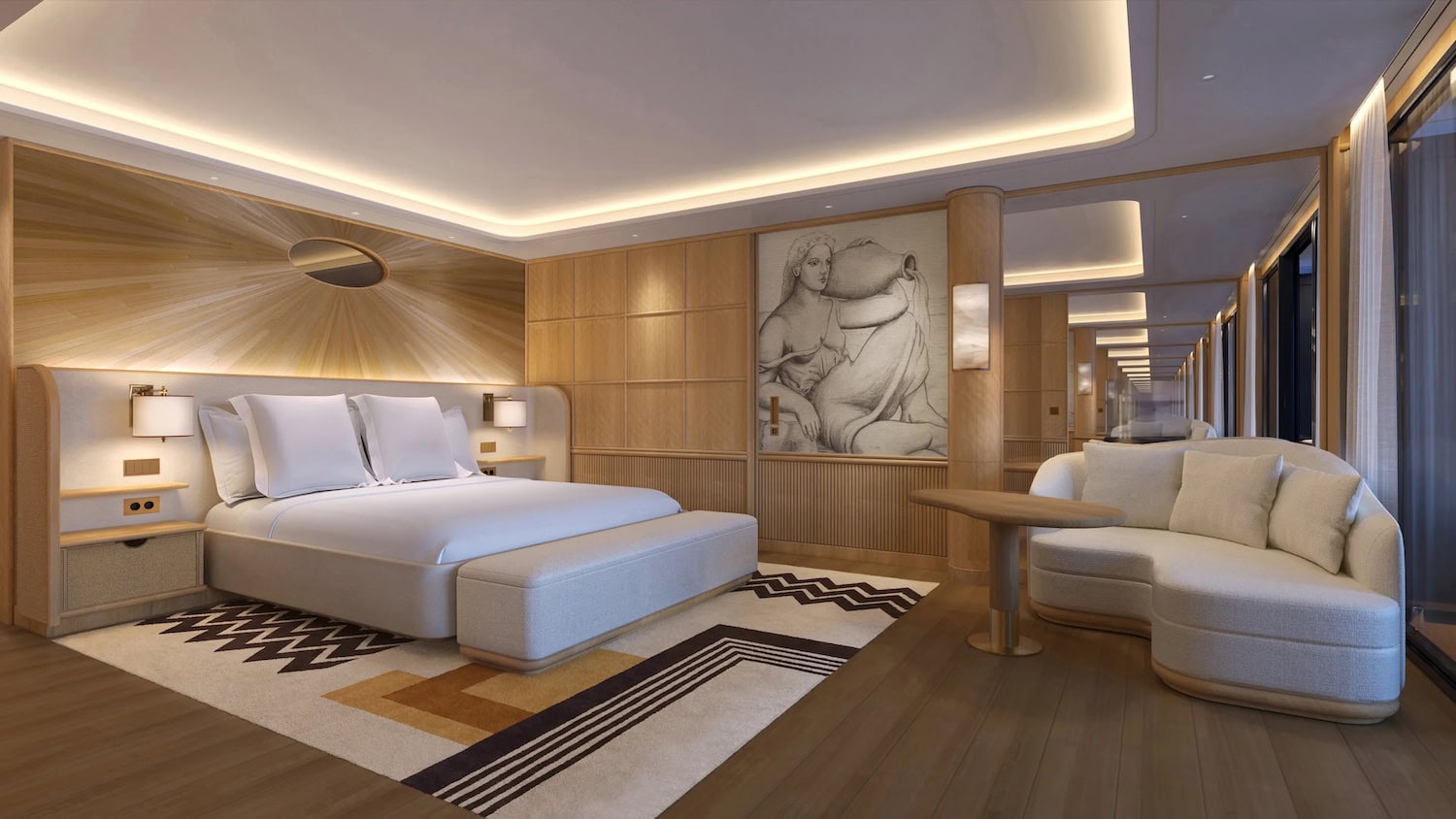 Kabine in der Four Seasons Yacht