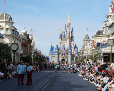 Cinderella Castle in Walt Disney World Resort in Florida