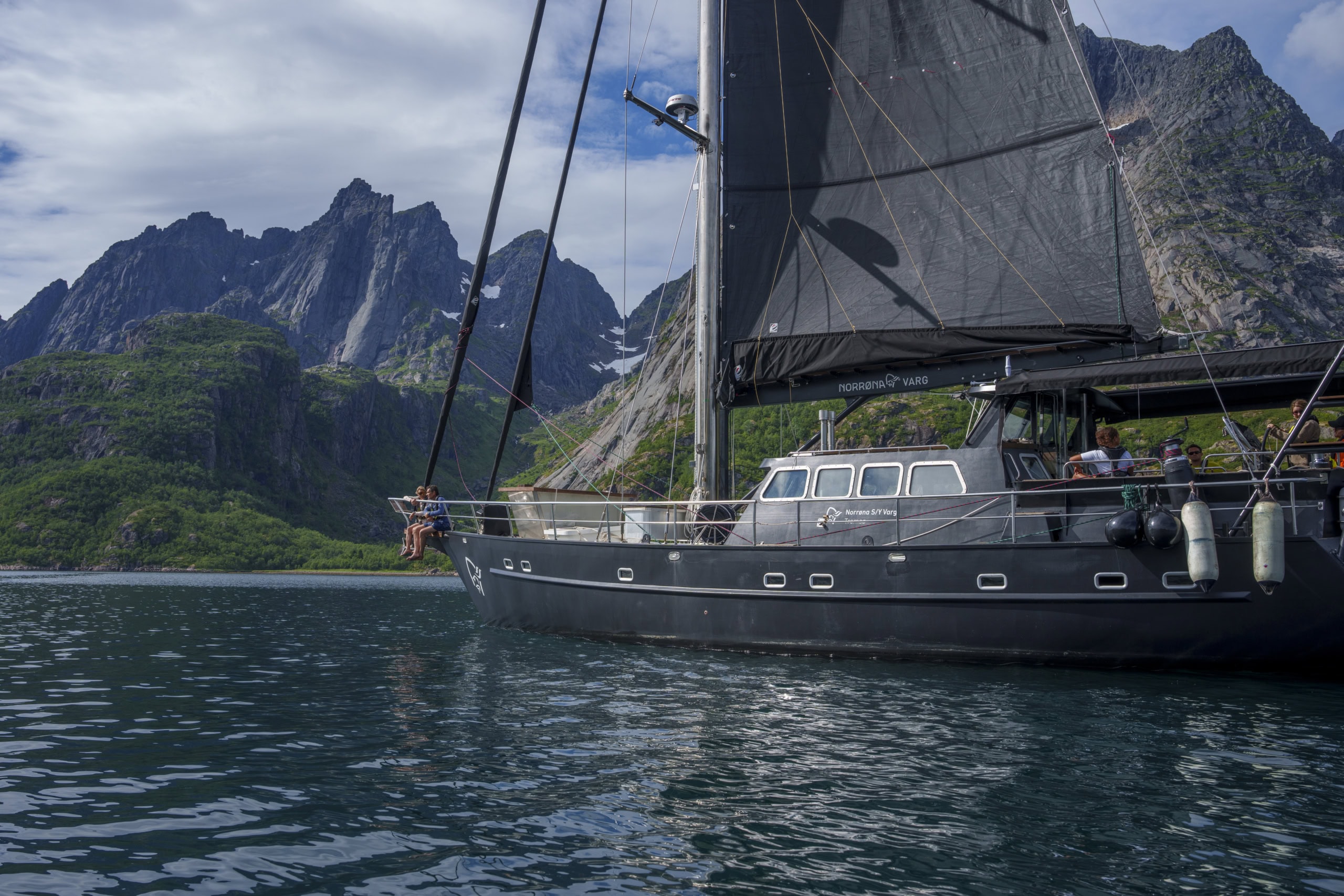 Die Segelyacht Varg S/Y.