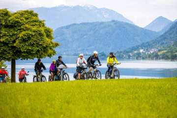 Teilnehmer der Velovista-Fahrradtour 2025 in Kärnten