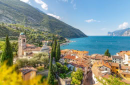 Torbole in Trentino am Gardasee.