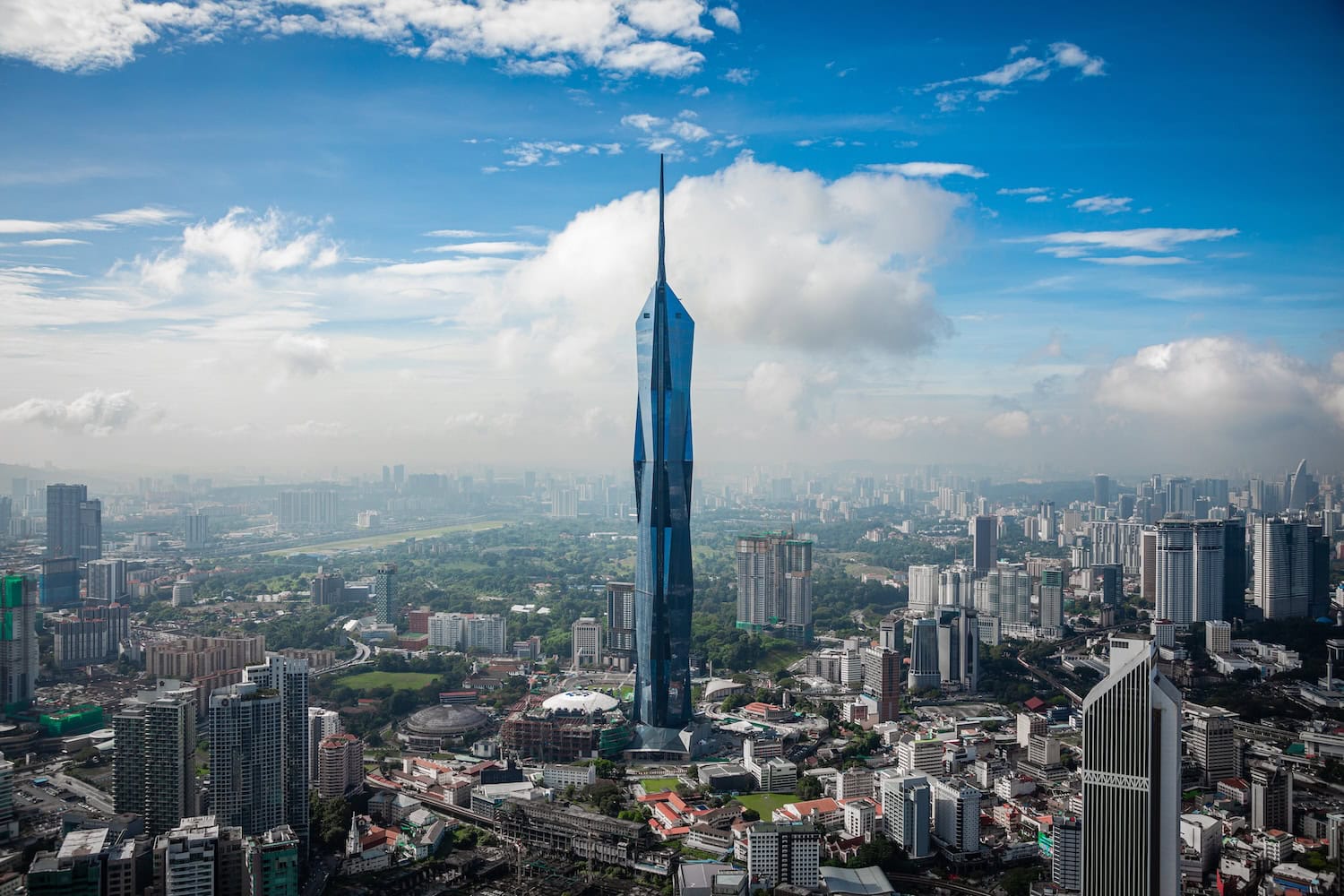 das zweithöchste Gebäude der Welt: Merdeka 118 in Kuala Lumpur