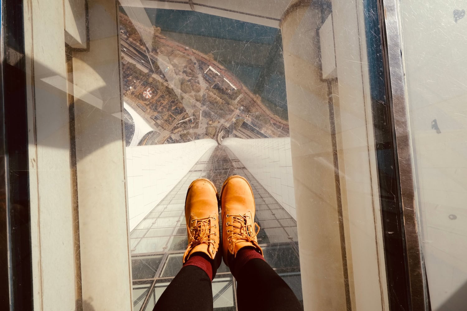 Aussichtsplattform im Lotte World Tower in Seoul 