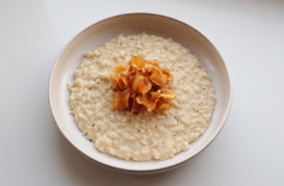 Risotto mit Topinambur.
