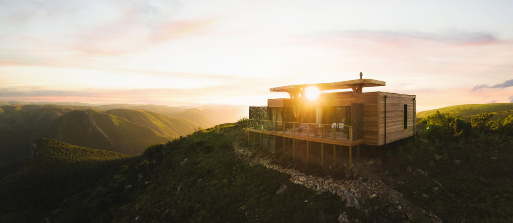 Mantis Hiddn in Addo Lodge in Südafrika