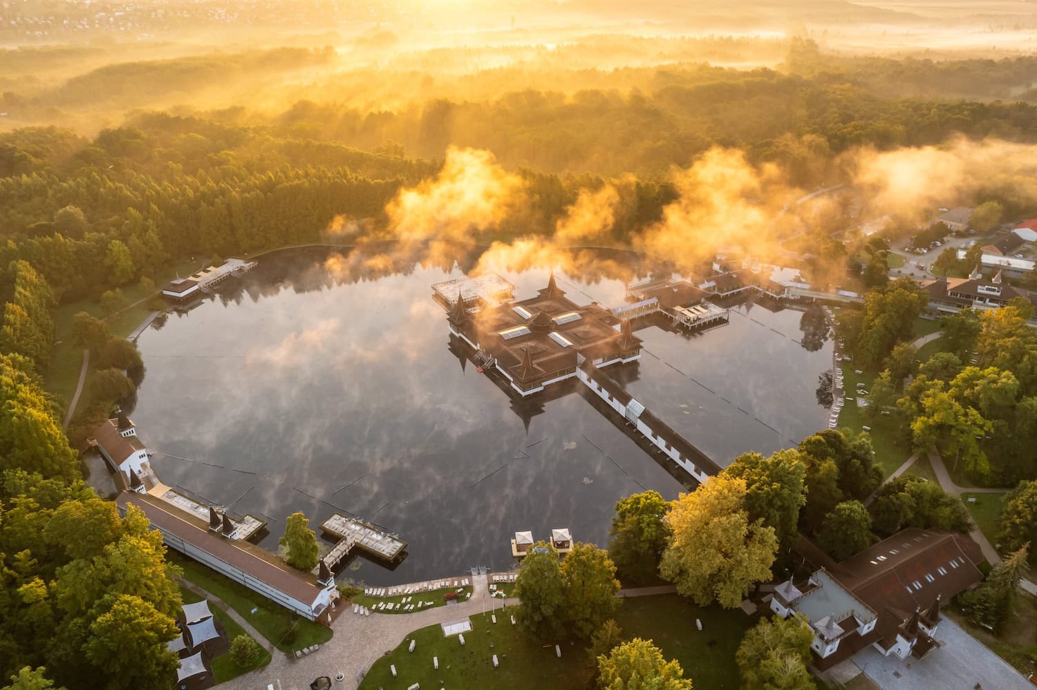 Thermalsee Heviz in Ungarn