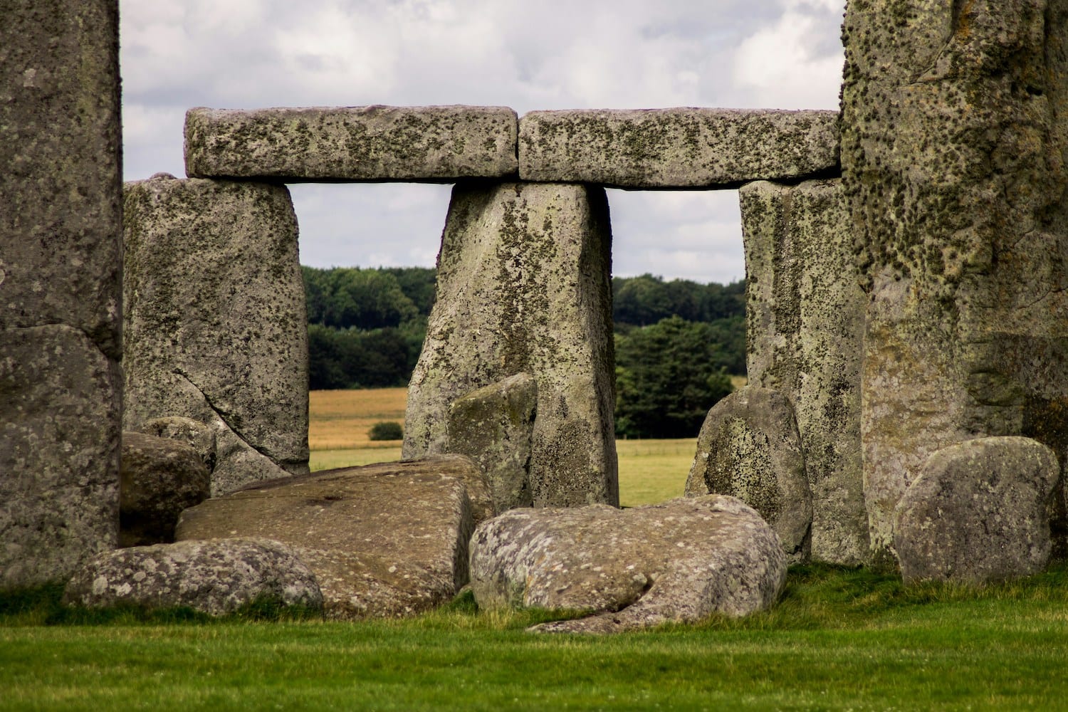 Steine von Stonehenge in England