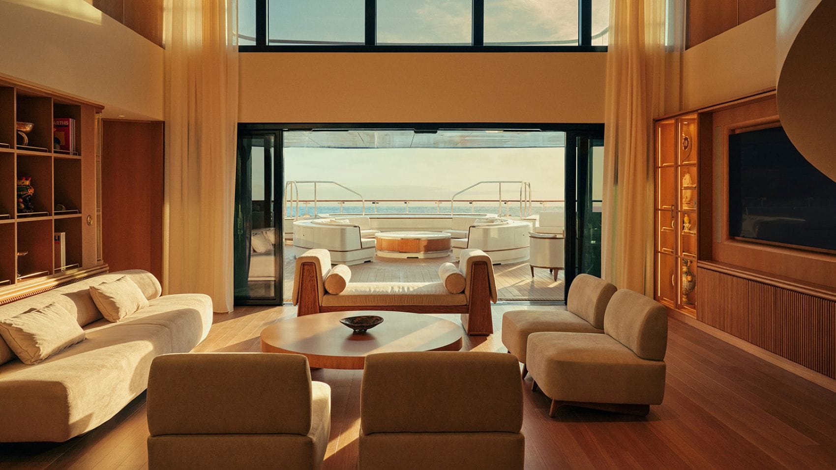 Luxus-Suite auf der Four Seasons Yacht 
