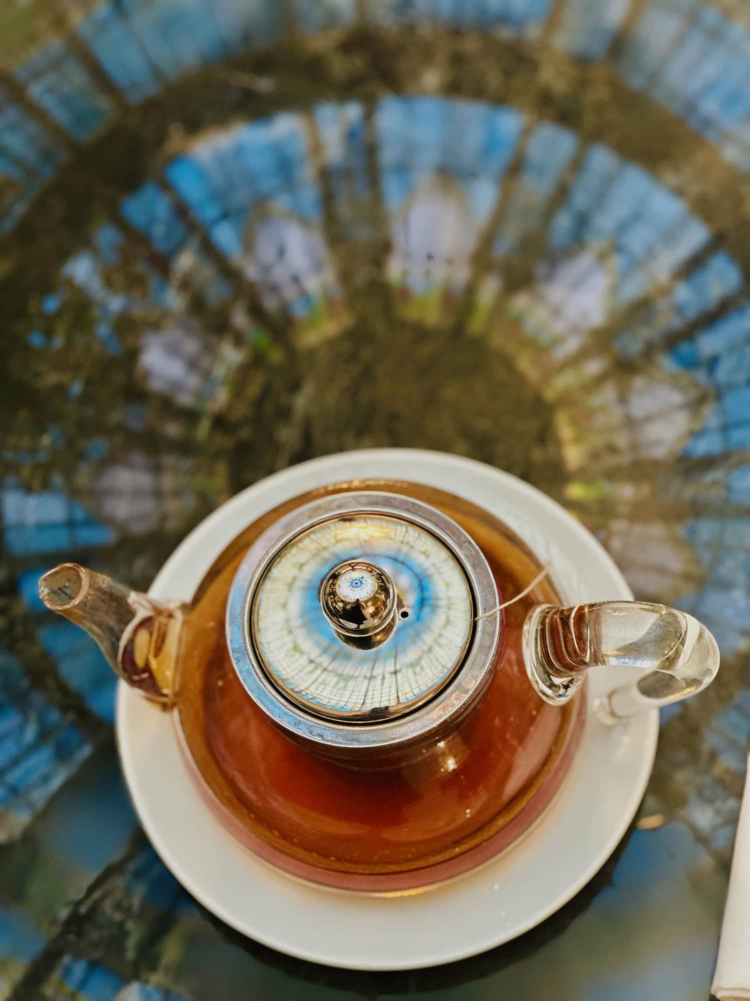 Teekanne in einem Hotel in Madrid