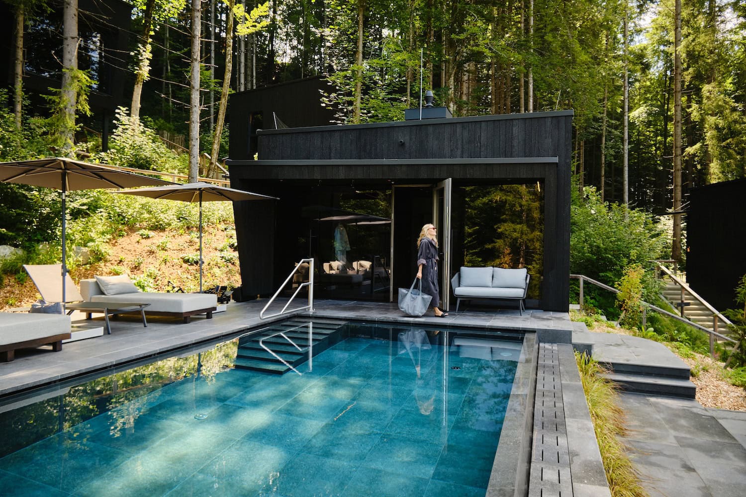Pool im Naturhotel Fischerwirt WaldSPA