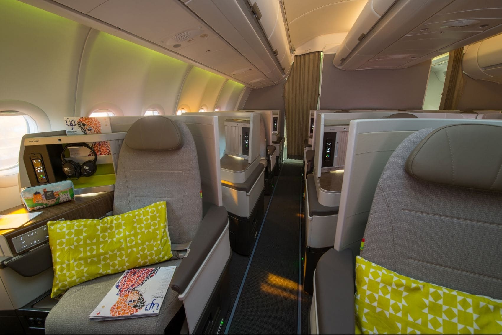 Sitze in der TAP Portugal Business Class 