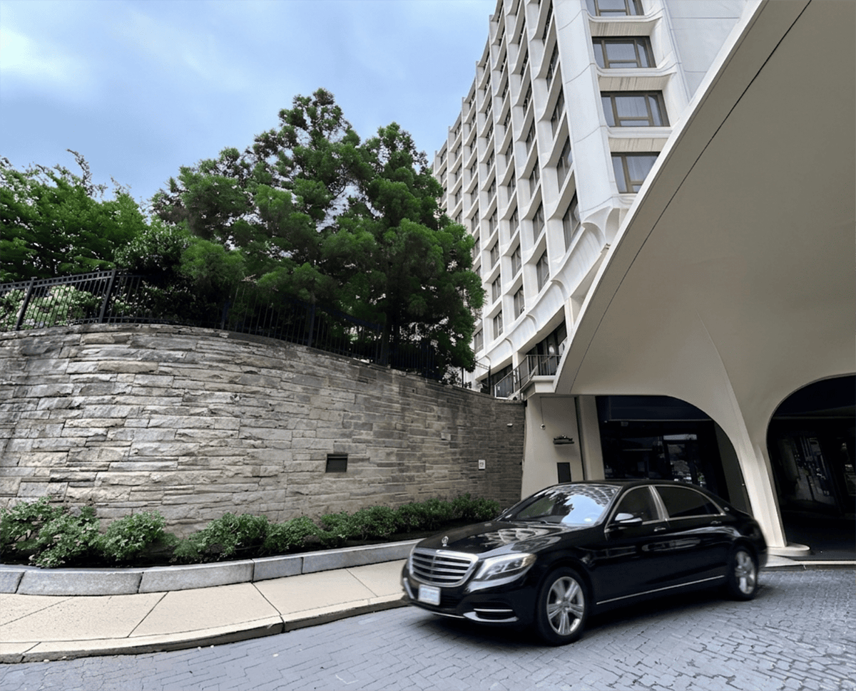 Auffahrt Washington Hilton