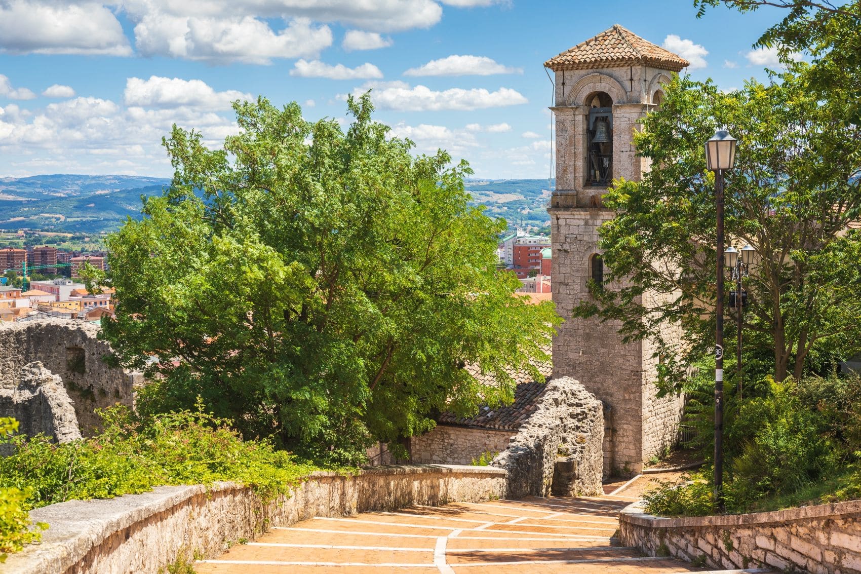 Historische Straße in Campobasso