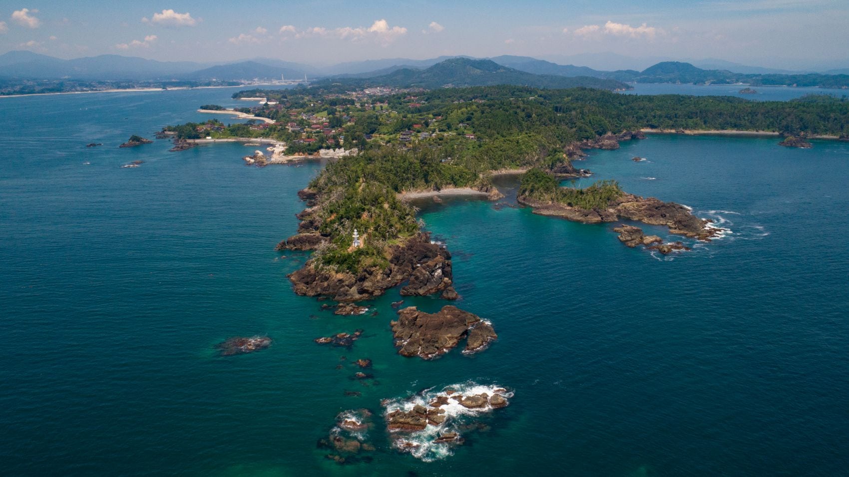 Blick auf Kesennuma in der Präfektur Miyagi Prefecture: Die Küstenregion gehört zu den Gebieten, für die nach dem Erdbeben eine Tsunami-Warnung gilt.
