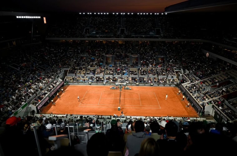 French Open Paris: Night Session auf dem Centre Court