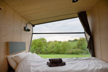 Blick aus dem Green Tiny Spot Dolmar.