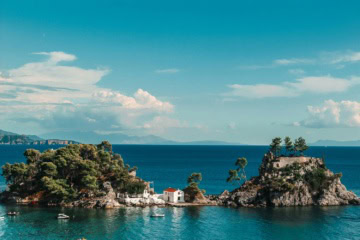 Eine Insel in Griechenland.
