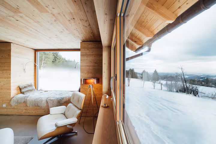 Haus an der Loipe in Altenberg.