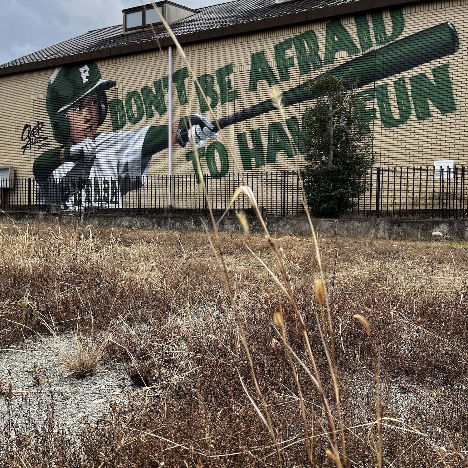 Graffiti in Fukushima in Japan