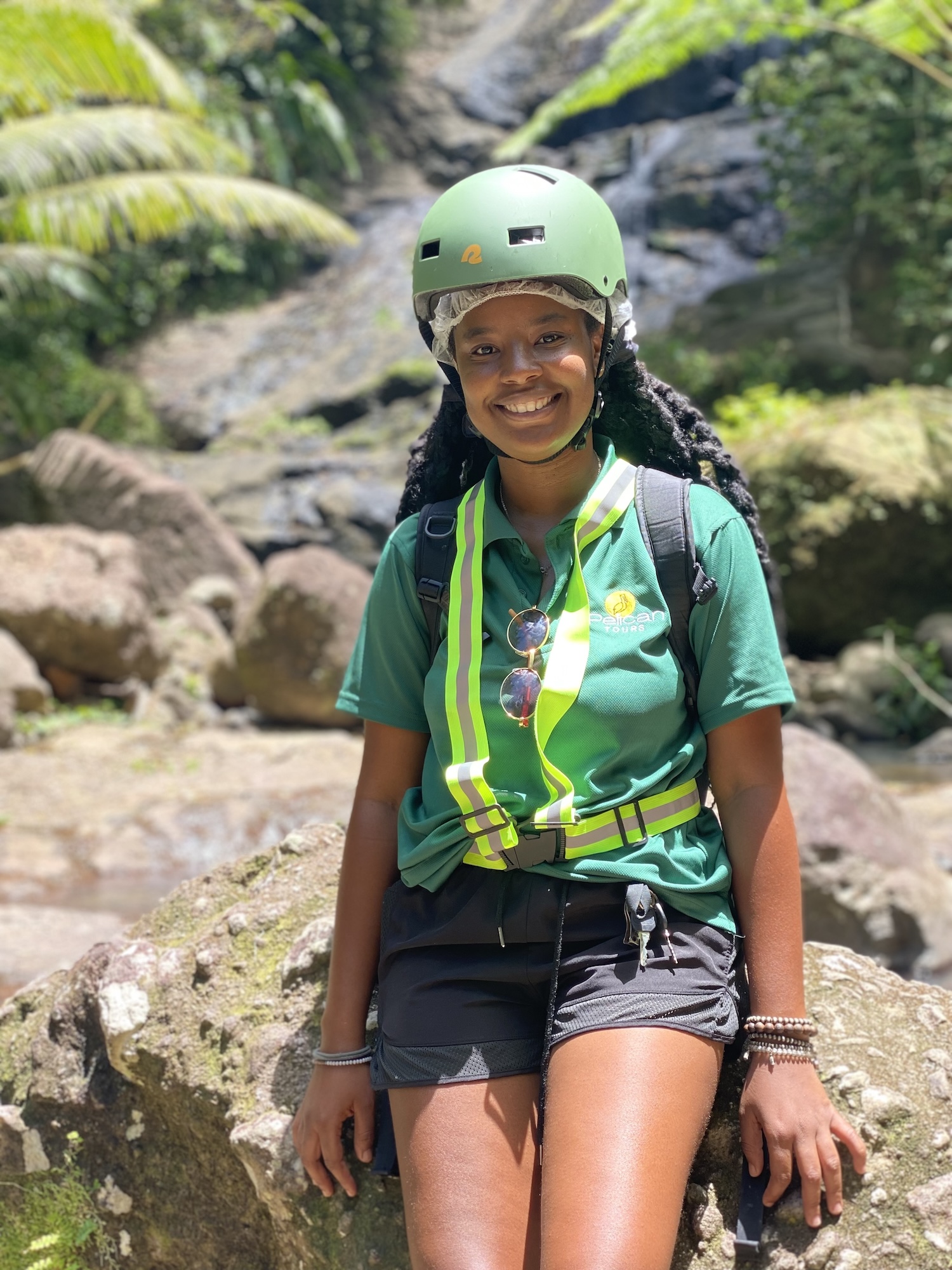 Amy Stephens von Pelican Tours auf Saint Lucia in der Karibik