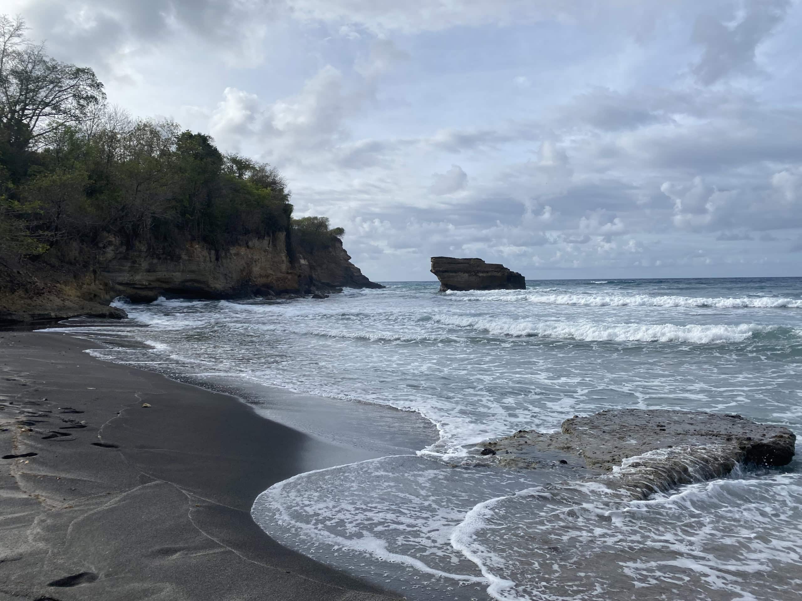 verlassener Strand beim Balenbouche Estate 