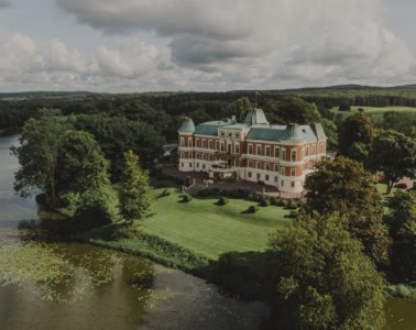 das Schloss Häckeberga in Schweden
