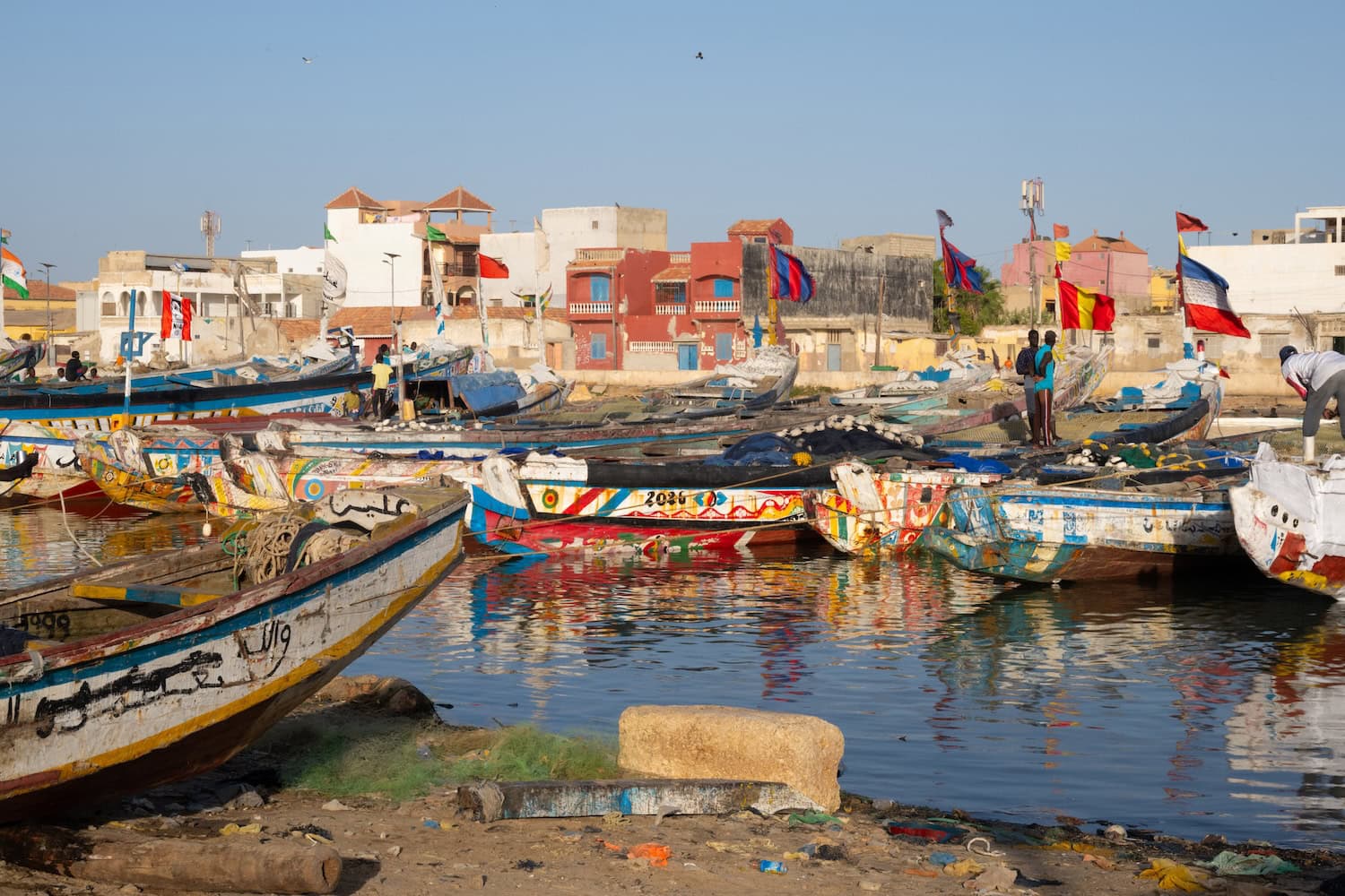 Hafenstadt Saint Louis in Senegal