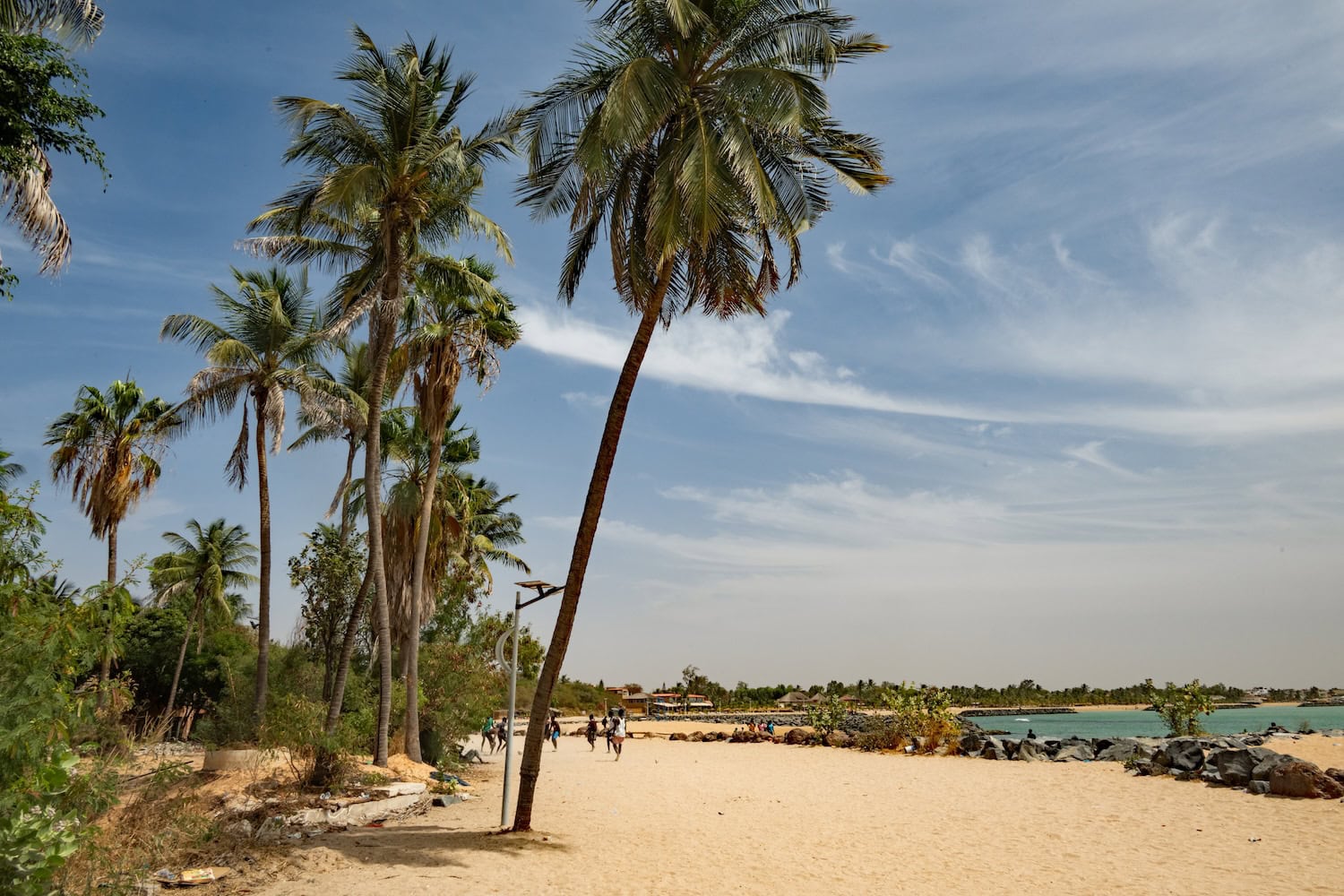 Strand in Saly Portudal in Senegal