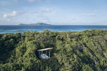 Ausguck im Grünen auf Amanpulo