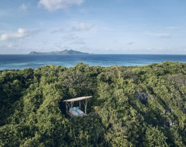 Ausguck im Grünen auf Amanpulo