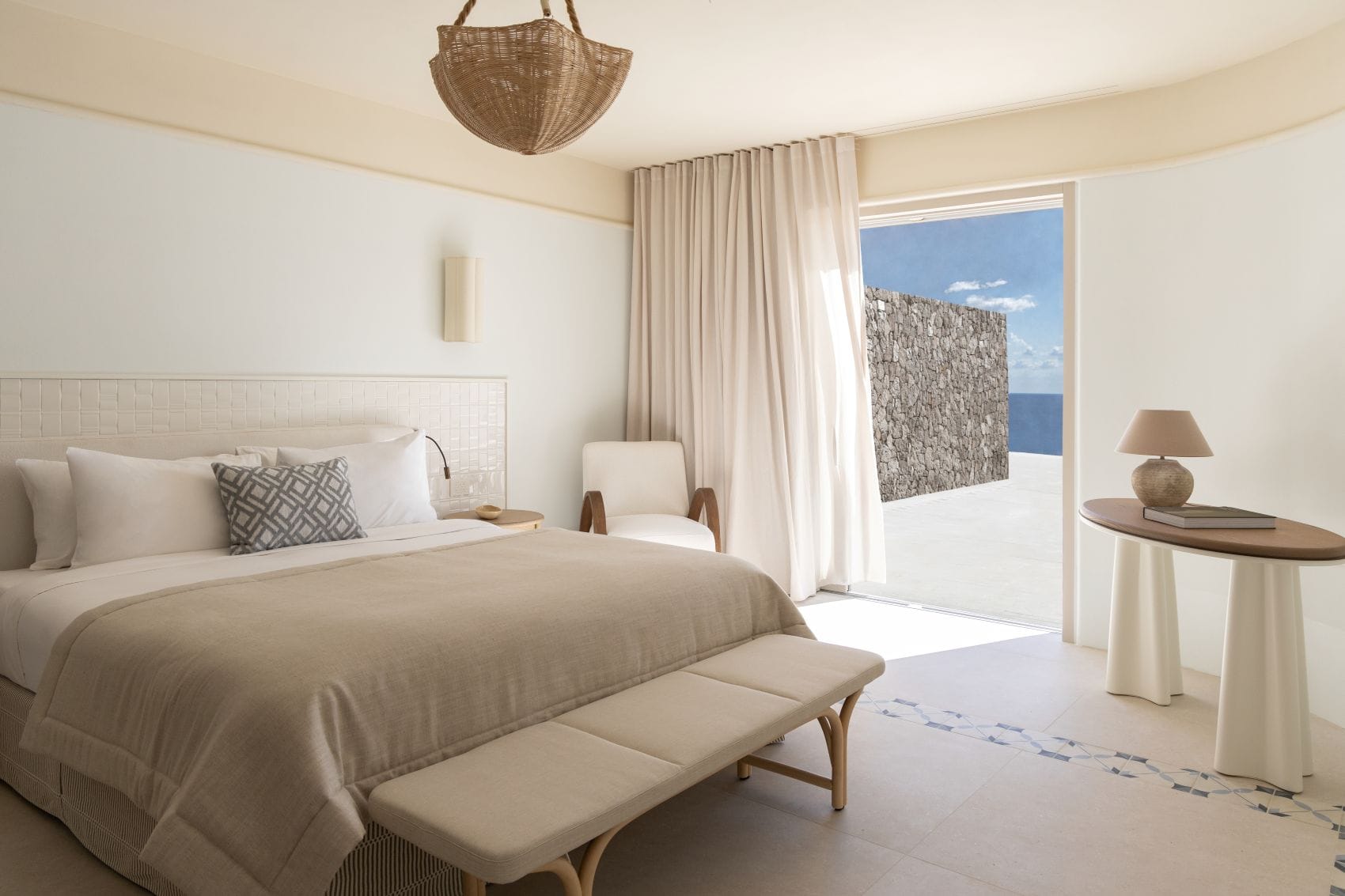 Zimmerdesign im Hotel Erema auf Milos