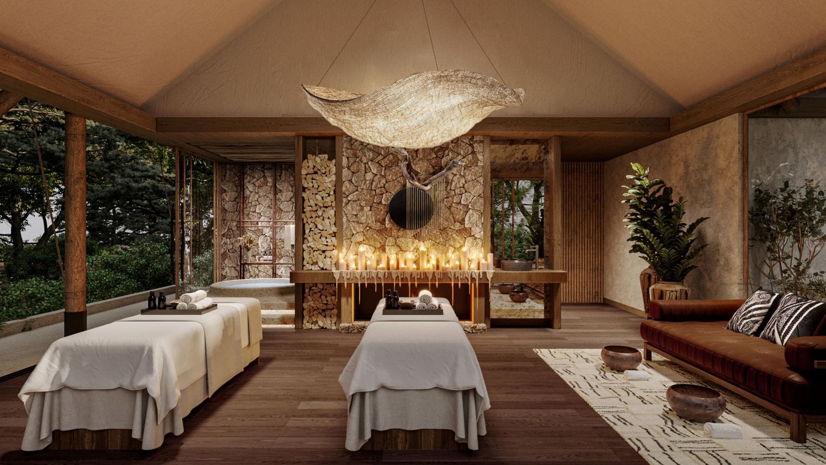 Spa im JW Marriott Mount Kenya Rhino Reserve Safari Camp