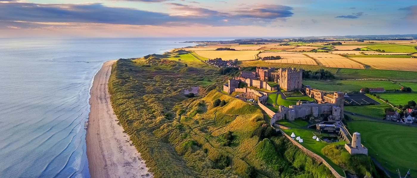 Blick auf einen Abschnitt des King Charles III England Coast Path.