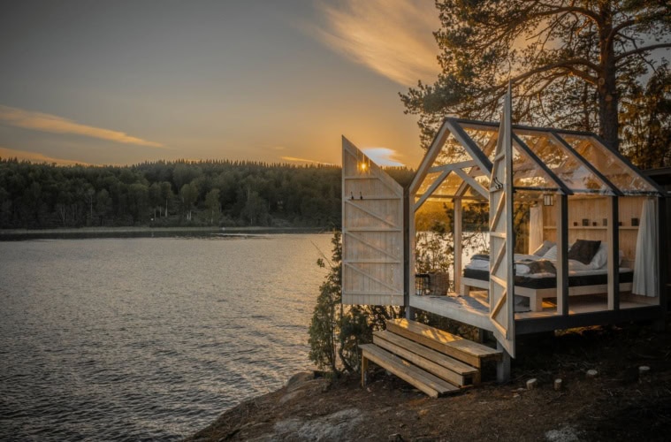 72 hour Cabin in Westschweden am See