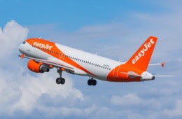 Ein Flugzeug von Easyjet.