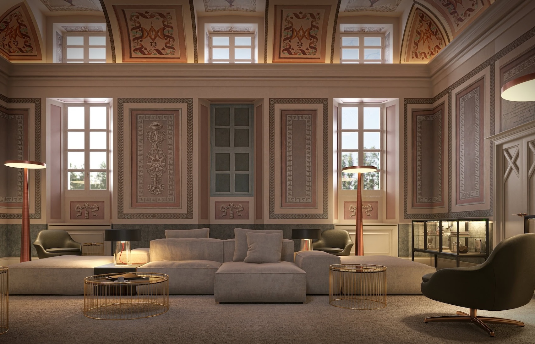 Lounge im Borgo Monchiero.