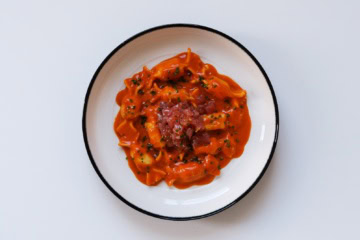 Caramelle, zubereitet von Davide Izzi.