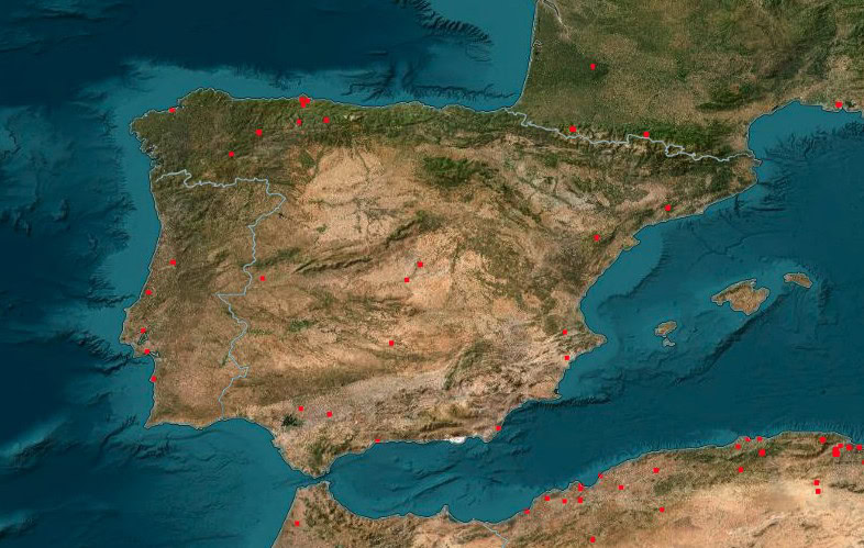 Diese Karte zeigt, wo in Spanien aktuell Feuer wüten (13. Juli 2026).