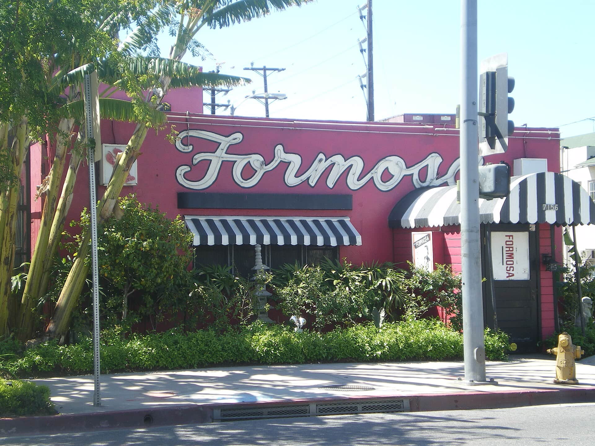 Formosa Café von außen in West Hollywood ist eine Legende