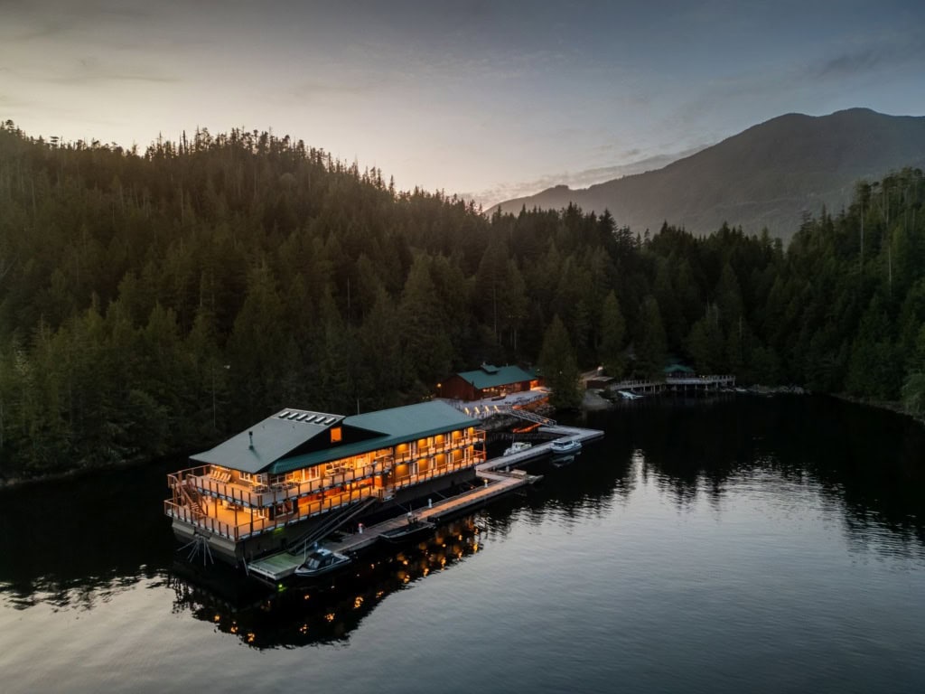 Wald an der Wahous Wilderness Lodge von oben
