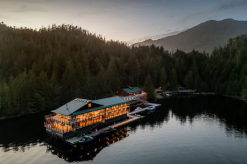 Wald an der Wahous Wilderness Lodge von oben
