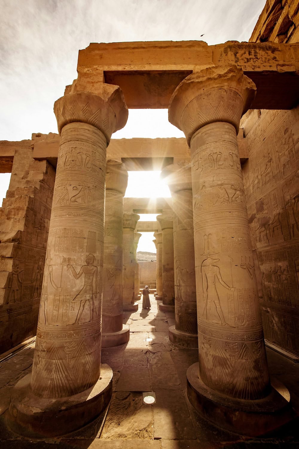 Sonnenschein in Luxor Ägypten