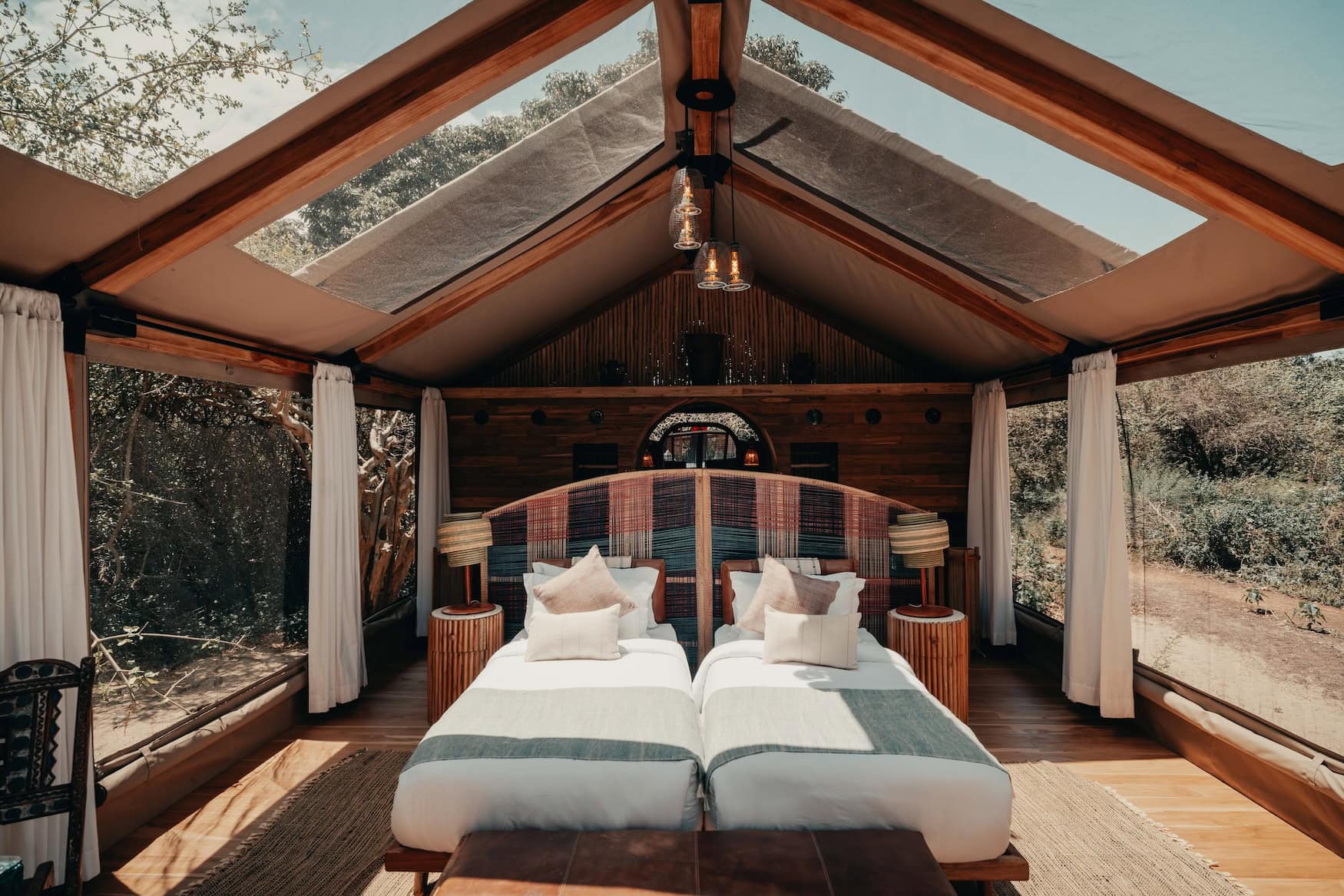 Ein Zelt im Wayo Manyara Green Camp.