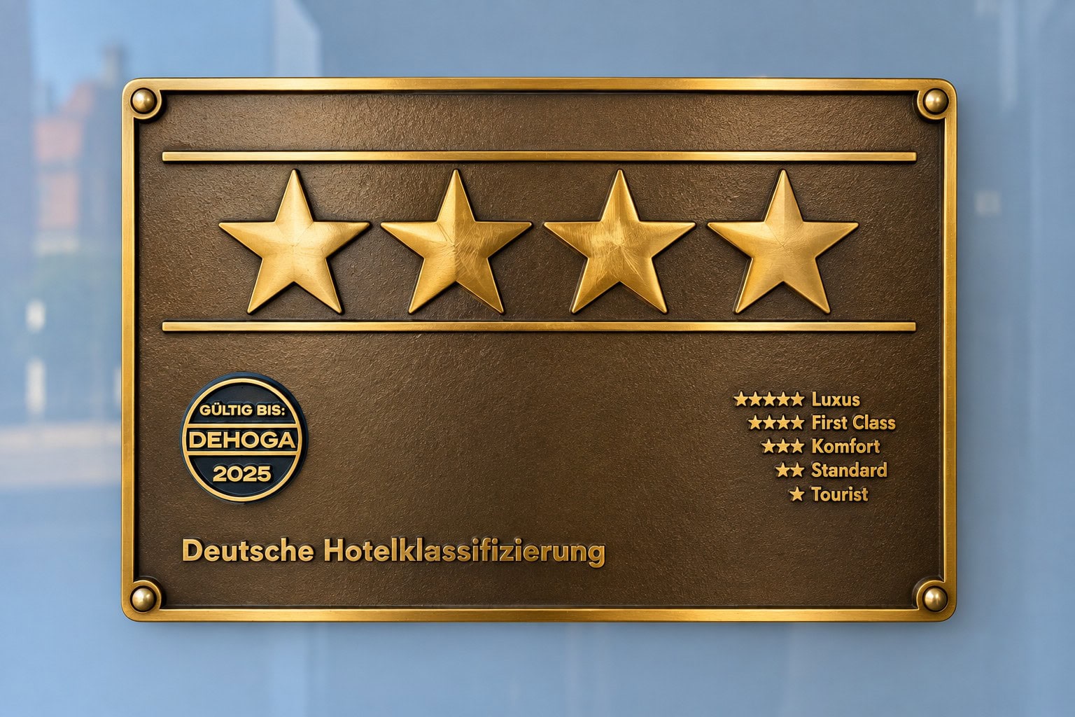 Sterne Plakette Dehoga Deutschlad