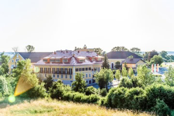 Außenansicht des Romantik Hotel Stiegl-Gut Wildshut