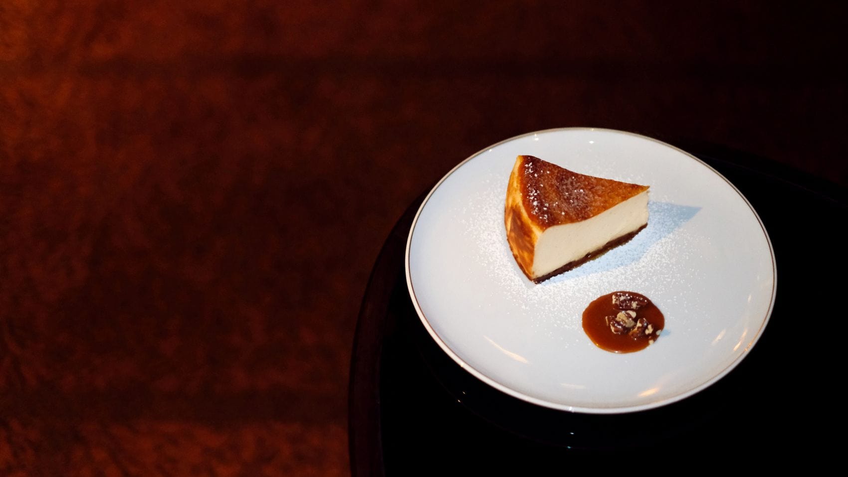 Cheesecake als Dessert im Restaurant Doobie’s in Paris
