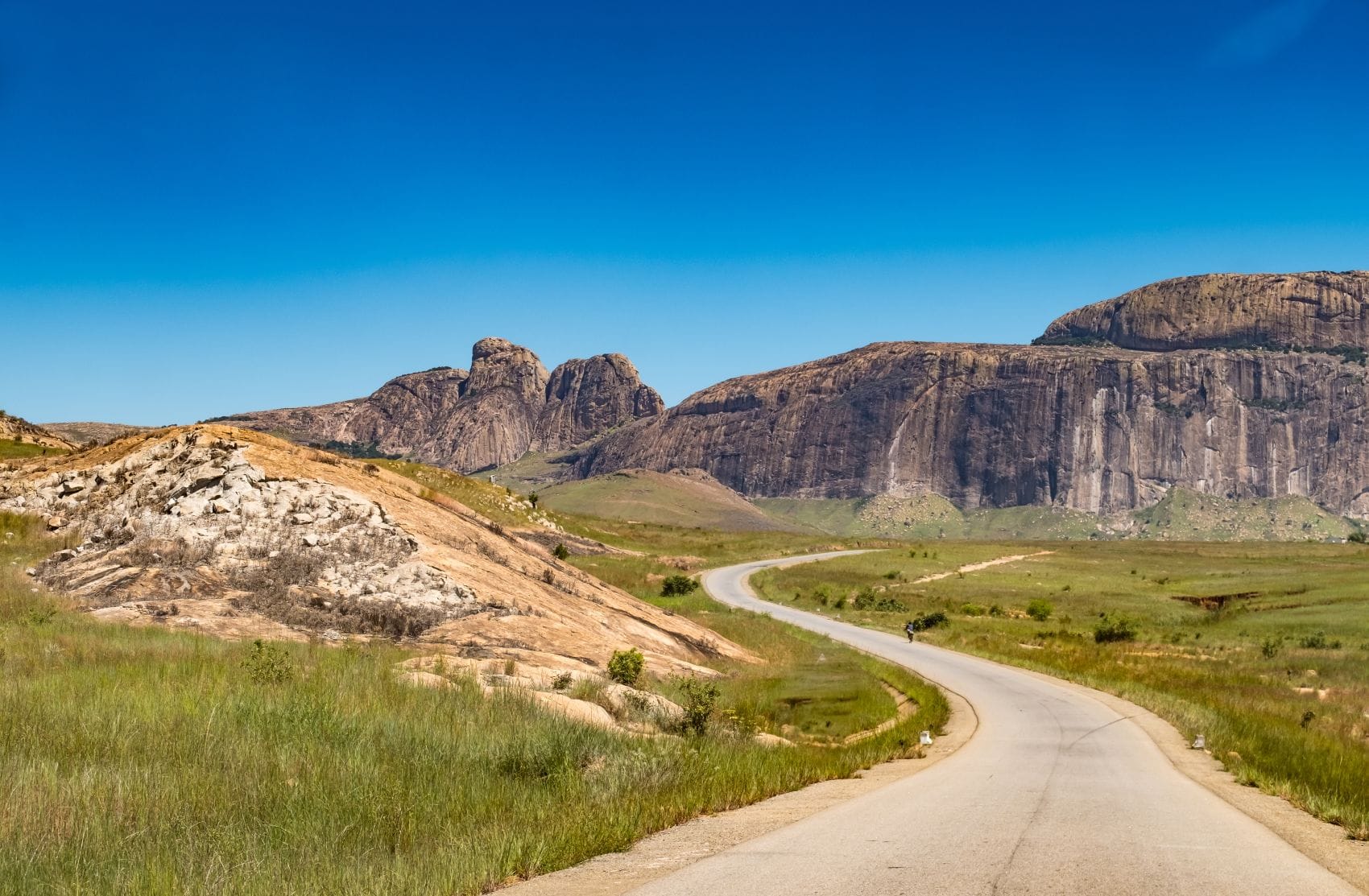 Nationalstraße RN7 zwischen Ambalavao und Isalo auf Madagaskar