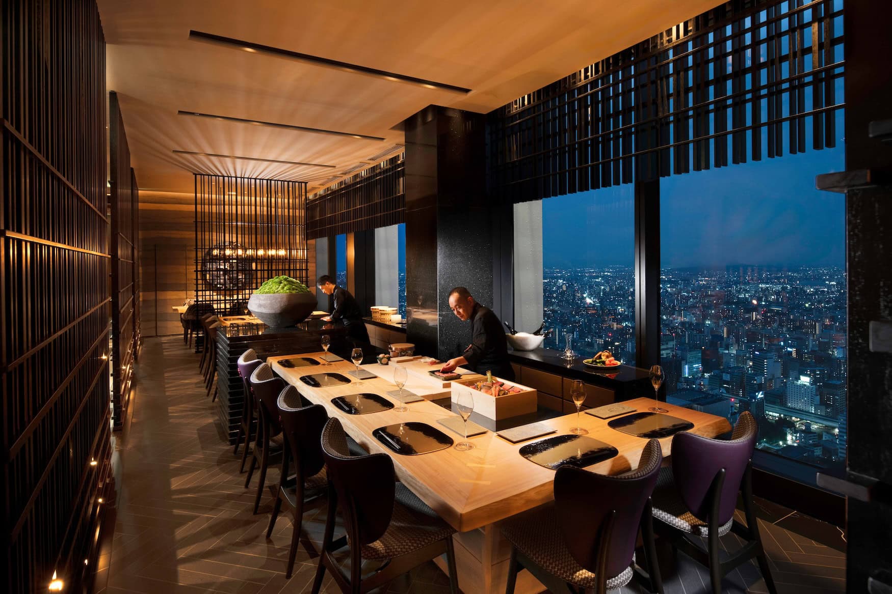 Restaurant im Conrad Nagoya.