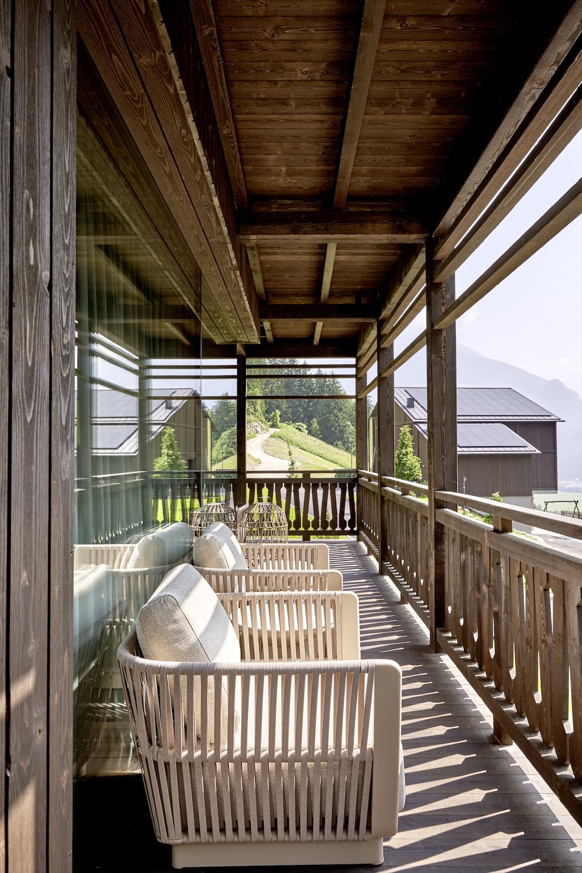 Grosser Balkon für jedes Amonti chalet